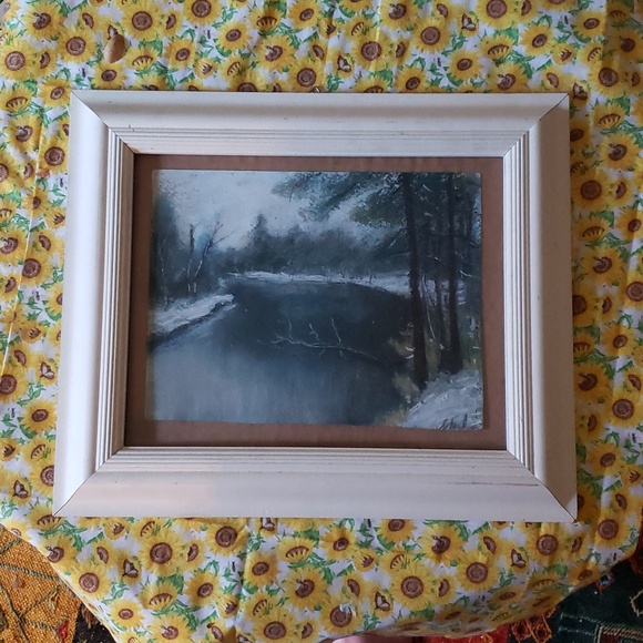 Snowy river soft paint original painting - Picture 4 of 6